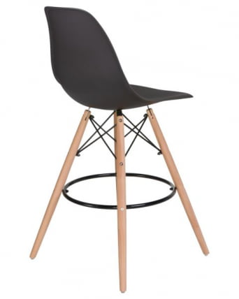 Стул барный ДОБРИН ДСВ БАР (ножки светлый бук, цвет темно-серый (ГР-04)) 2 шт / DOBRIN DSW BAR (GR-04))_4