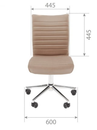 Офисное кресло CHAIRMAN 033 велюр Коричневый_12