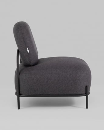 Кресло Стоун 1 рогожка Темно-серый_6