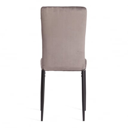 Стул VERTER (mod. 37-1) металл, вельвет, 47,8 х 41,5 х 97 см, Dark grey (темно-серый) HLR24 / черный_3