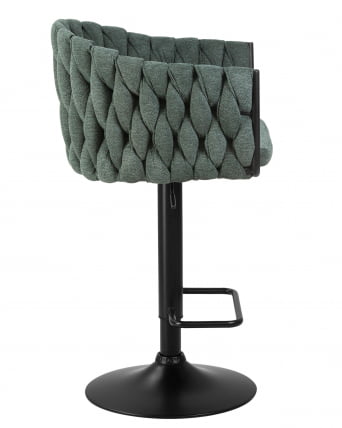 Стул барный DOBRIN LEON Зеленая ткань LAR 275-23_2