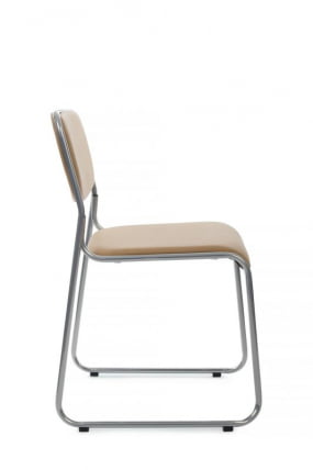 Кресло Nix RCH OMKL-02 Бежевый/Металл окрашенный Хром_1
