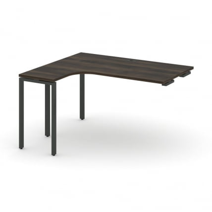 Стол-приставка к опорной тумбе/шкафу (левый) CONCEPT CN.OSAPR-005(L) Дуб Мали Черный_0