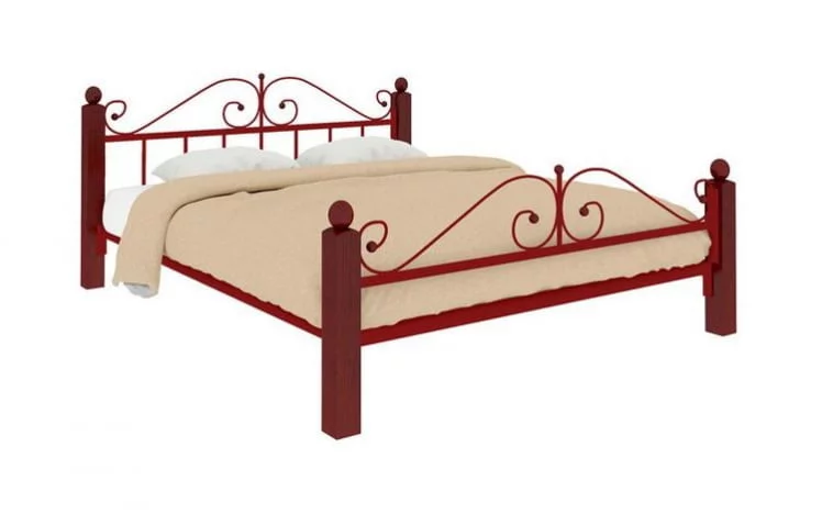 Кровать Диана Lux plus 1400х2000 Красная_0