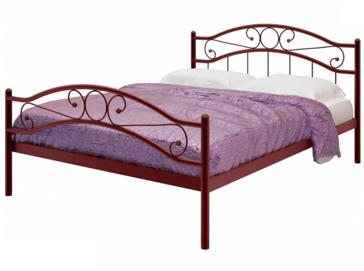 Кровать Надежда plus 1800х2000 Красная_0