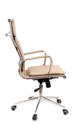Кресло руководителя Nerey T экокожа Бежевый_1