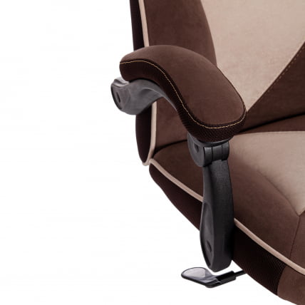 Кресло ARENA флок , коричневый/бежевый, 6/7_12