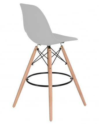 Стул барный ДОБРИН ДСВ БАР Светло-серый ГР-01 / DOBRIN DSW BAR GR-01_3