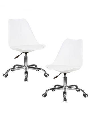 Офисное кресло для персонала ДОБРИН МИCКЕЙ (белый) 2 шт / DOBRIN MICKEY_0