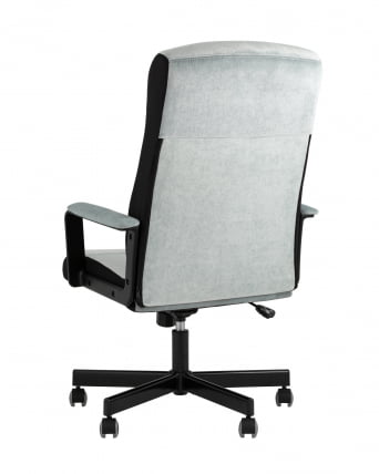 Кресло руководителя TopChairs ST-DOMINGO Серо-голубой_5