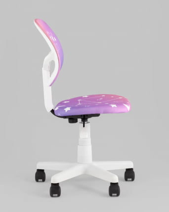 Кресло компьютерное детское ЛОЛО Starry Night пластик белый_6