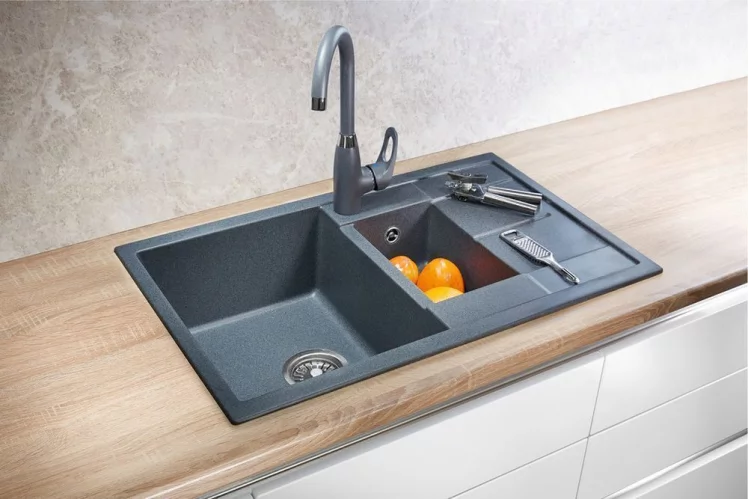 Кухонная мойка GRANULA 7802 Арктик_1