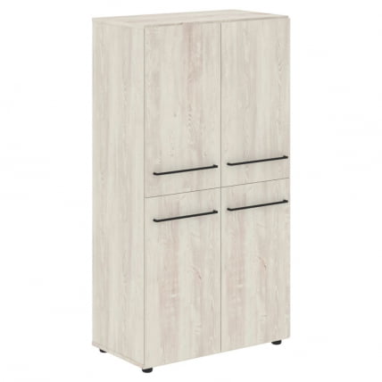 Шкаф с 2-мя комплектами глухих малых дверей LOFTIS LMC 80.4 Сосна Эдмонт_0