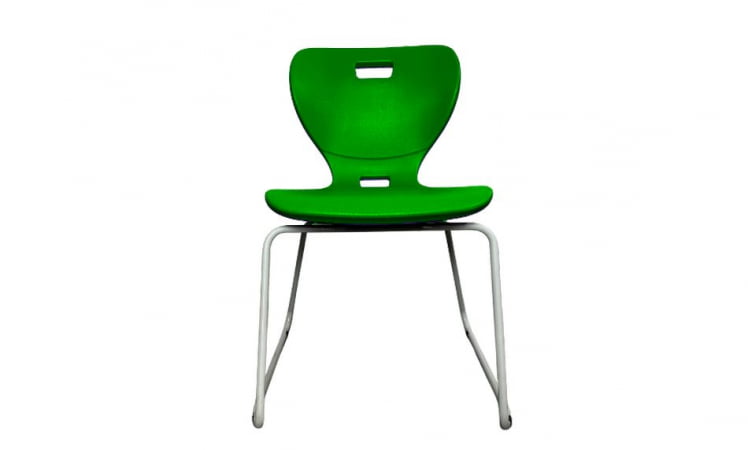 Стул универсального назначения АУРА Л (рост 6) Оливковый/Каркас серый / AURA L_3