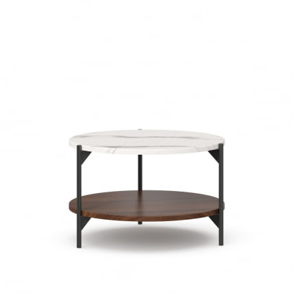 Стол журнальный 500 Вилена ЛД 138.160.000 Орех/Монте Белый_2