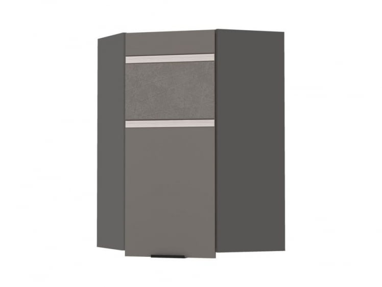 Шкаф угловой Грейс 105.20 левый Оникс Кубанит_0