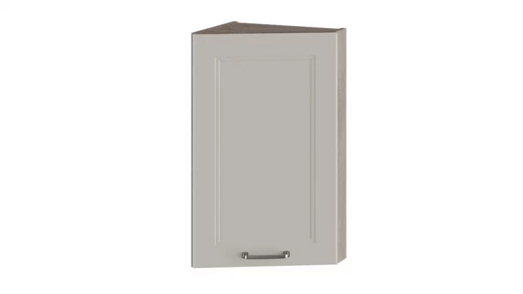 Шкаф навесной торцевой Одри ВТ_72-40(45)_1ДР Дуб Сонома трюфель/Бежевый шелк_0