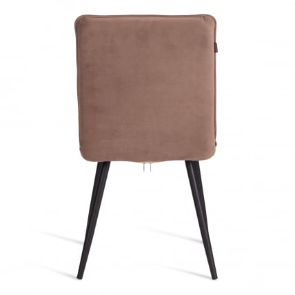 Стул обеденный Sweet велюр, 46х55х88, бежевый/черный, (Porsche 5)_3