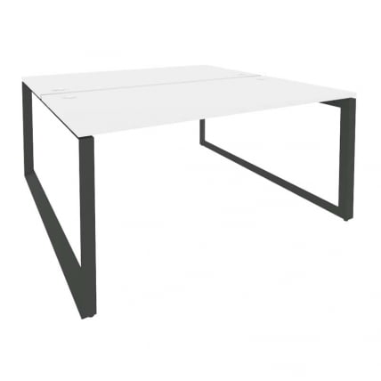 Рабочая станция на О-образном м/к ONIX O.MO-D.RS-2.4.8 Белый Бриллиант/Антрацит_0