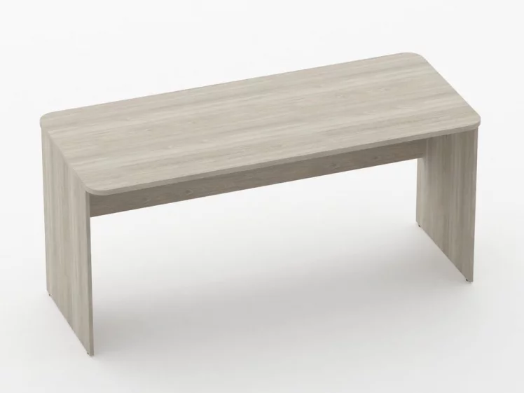 Стол прямой Glassy 1.10.16 Дуб сантана светлый_0