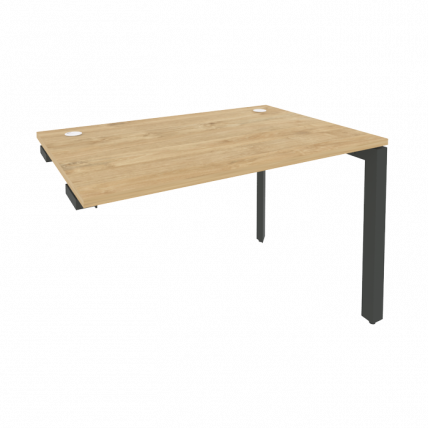 Стол-приставка на П-образном м/к к опорным элементам ONIX O.MP-SPR-2.8 Тиквуд Светлый/Антрацит_0
