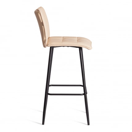 Барный стул Bari/Бари экокожа , бежевый, 45х56х110 см_1