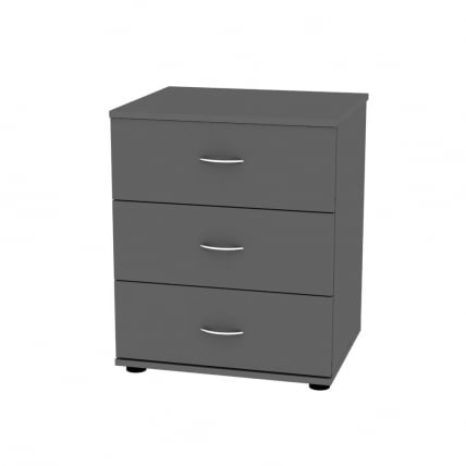 Комод Алиса(K5)657х540х459ручкаскоба96мм(Графит)_0