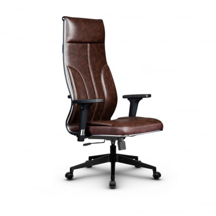 Кресло руководителя Metta L 1m 46/2D Комплект 6 Коричневое_0
