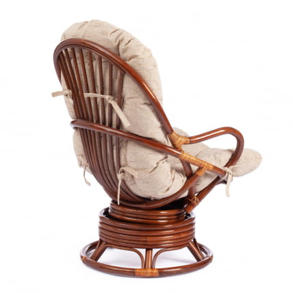 Кресло вращающееся FLORES 5005 /без подушки/ Pecan (орех)_11