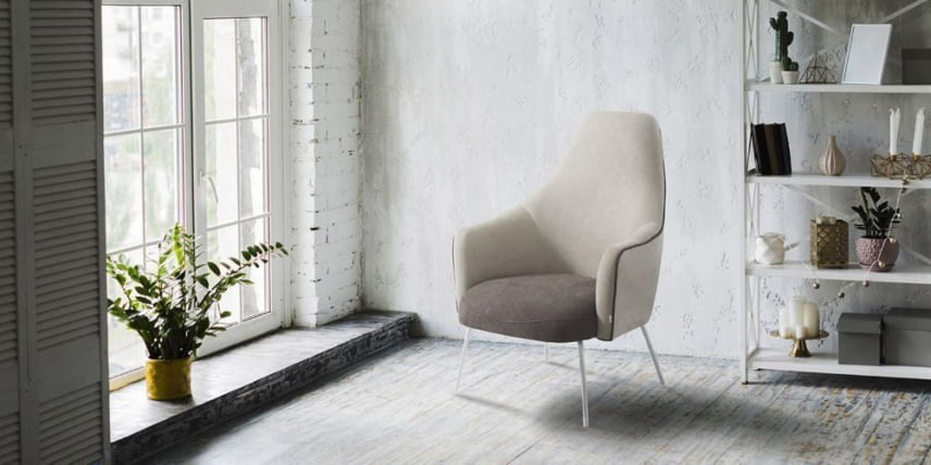 Кресло-качалка Micuna (Микуна) Wing/Moom waterwood текстиль pink tierra/light grey_4