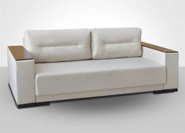 Диван-кровать Комбо-4 Боннель рогожка В-9, венге_0