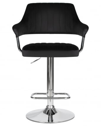 Стул барный DOBRIN CHARLY Черный велюр MJ9-101_5