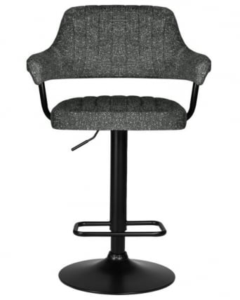 Стул барный ДОБРИН CХАРЛЙ БЛАCК (серый твид (ЛЕО11)) 2 шт / DOBRIN CHARLY BLACK (LEO11))_6