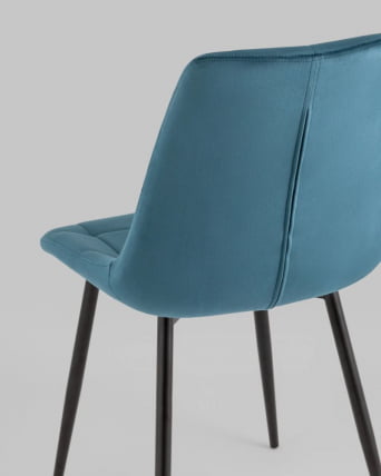 Стул Флекс New велюр сине-зеленый 2 шт._2