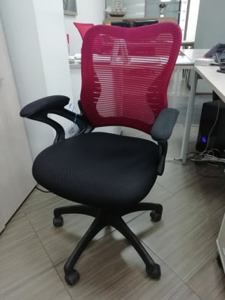 Кресло для персонала HLC-0758/Red (Б)_0