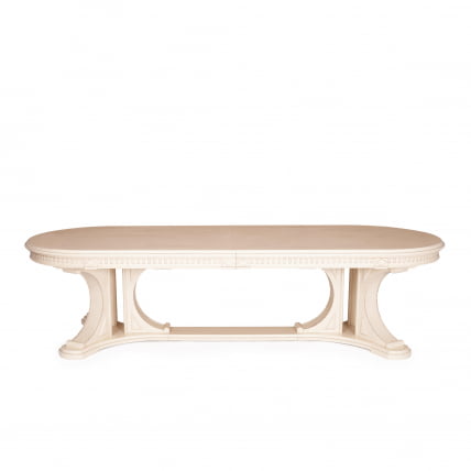 Стол VERSAL овальный бук, мдф, 300 (350/400) х 110 х 78 см, бежевый патина_2