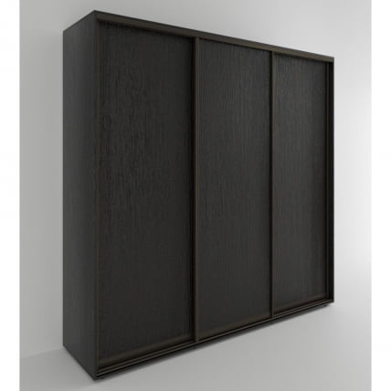 Шкаф-купе 3-х дверный Акцент-Сим Д 2400х600 Венге_0