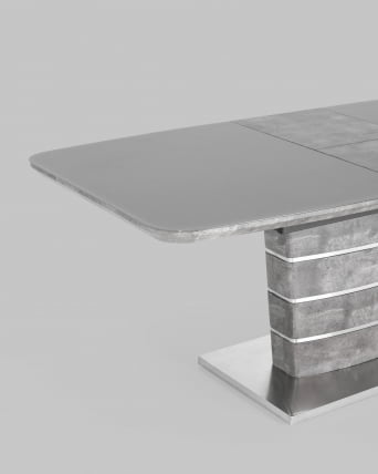 Обеденный стол Гамбург раскладной 160-200x90 Серый_4