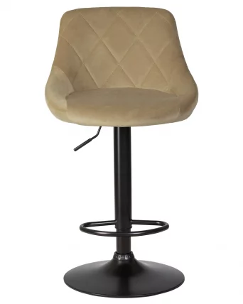 Стул барный DOBRIN LOGAN BLACK Мокко велюр MJ9-9_5