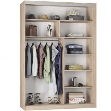 Шкаф-купе B-220х160х60-1(ЯАС-D10D10)_1