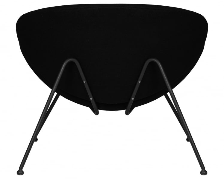 Кресло дизайнерское DOBRIN EMILY (черный ткань AF9, черное основание)_4