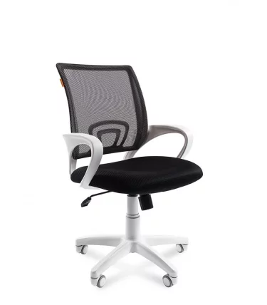 Кресло оператора Chairman 696 white черный_0