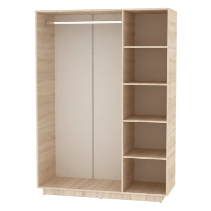 Шкаф распашный Аврора(H22_M)1872х1351х540(ДСС)_1