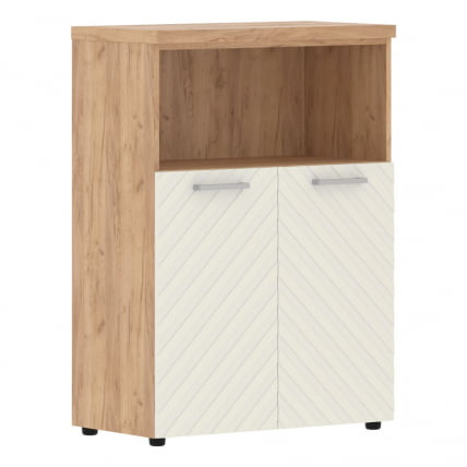 Шкаф с глухими малыми дверьми и топом Torr LUX TLMC 85.3 Дуб Бофорд Латте_0