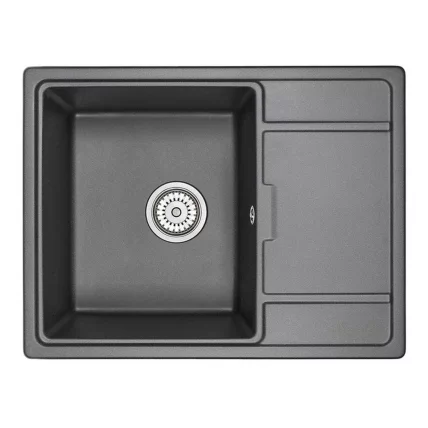 Кухонная мойка GRANULA 6503 Шварц_0