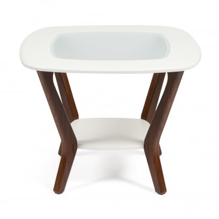 Стол журнальный GOODWIN МДФ/дерево, 65*65*50 см, белый_1