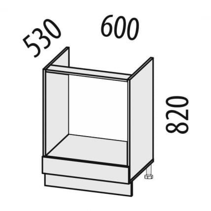 Стол кухонный под встраиваемую технику с выдвижным ящиком Оливия 71.57_1