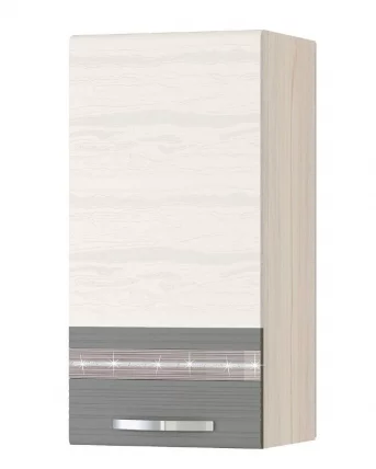 Шкаф кухонный (лев) Графит 74.05 Сосна Астрид /Ваниль/Графит_0