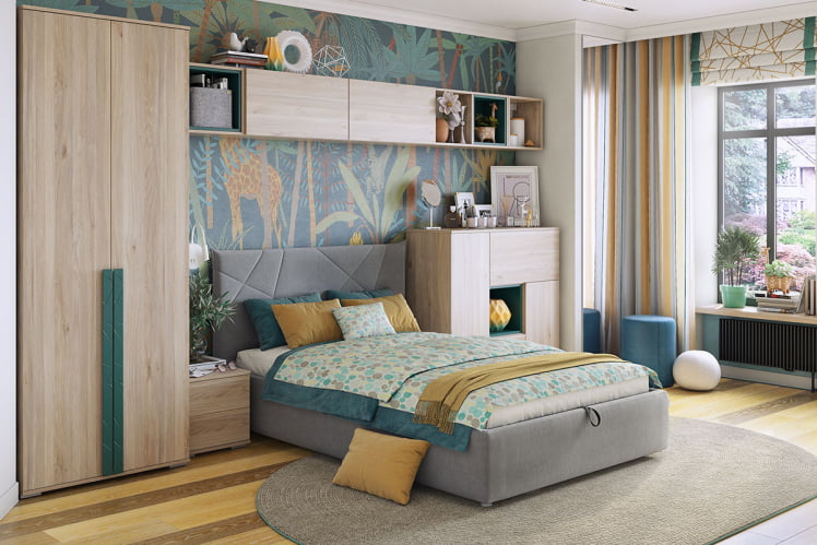 Пуф Рони 2 PM-001.2 сосна (велюр)_1