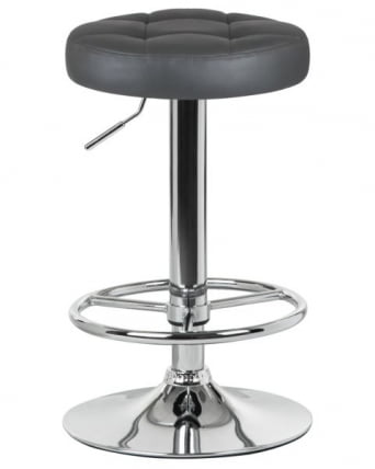 Табурет барный ДОБРИН БРУНО (серый) 2 шт / DOBRIN BRUNO_1